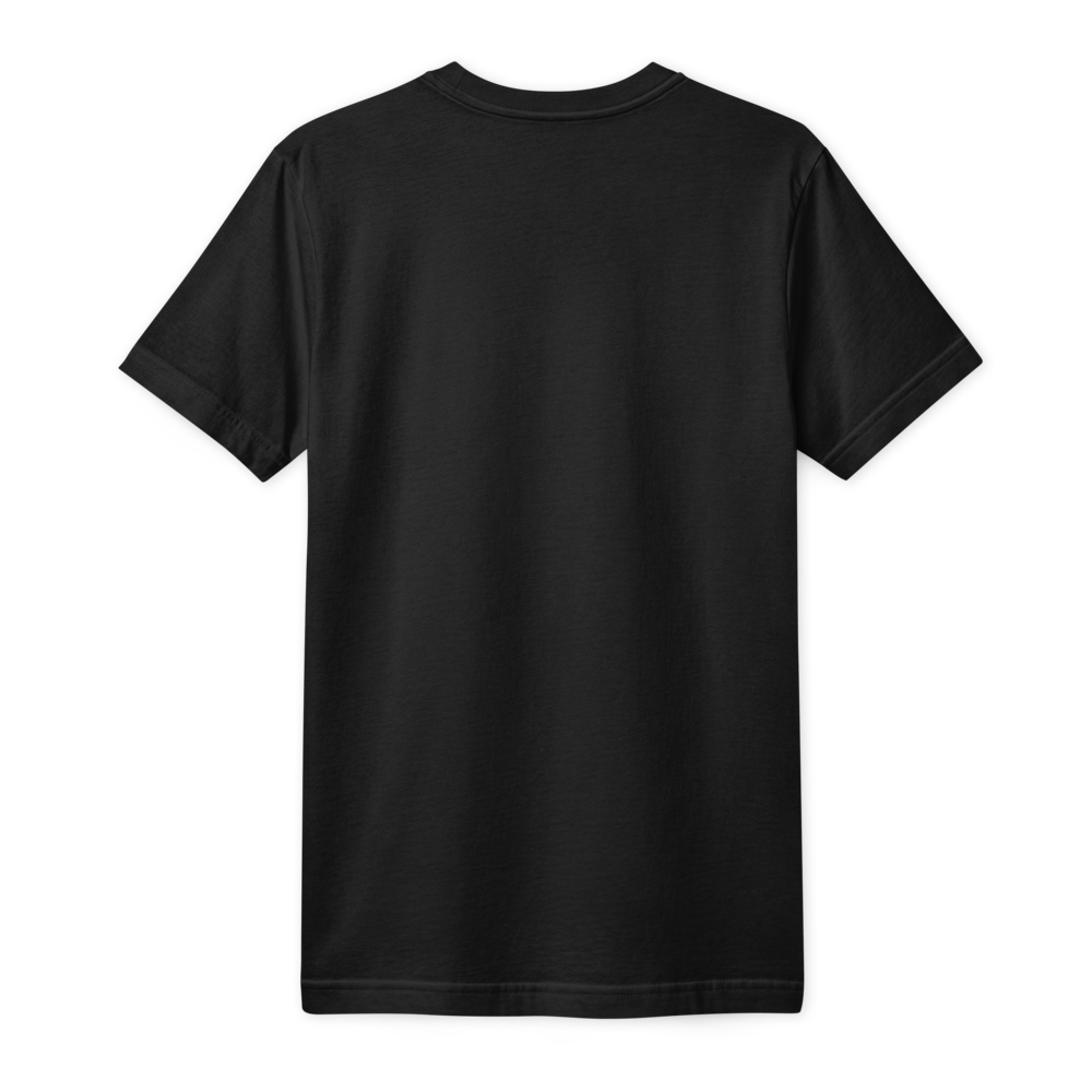 Signature Ring Spun Cotton Fine Jersey Black T-Shirt