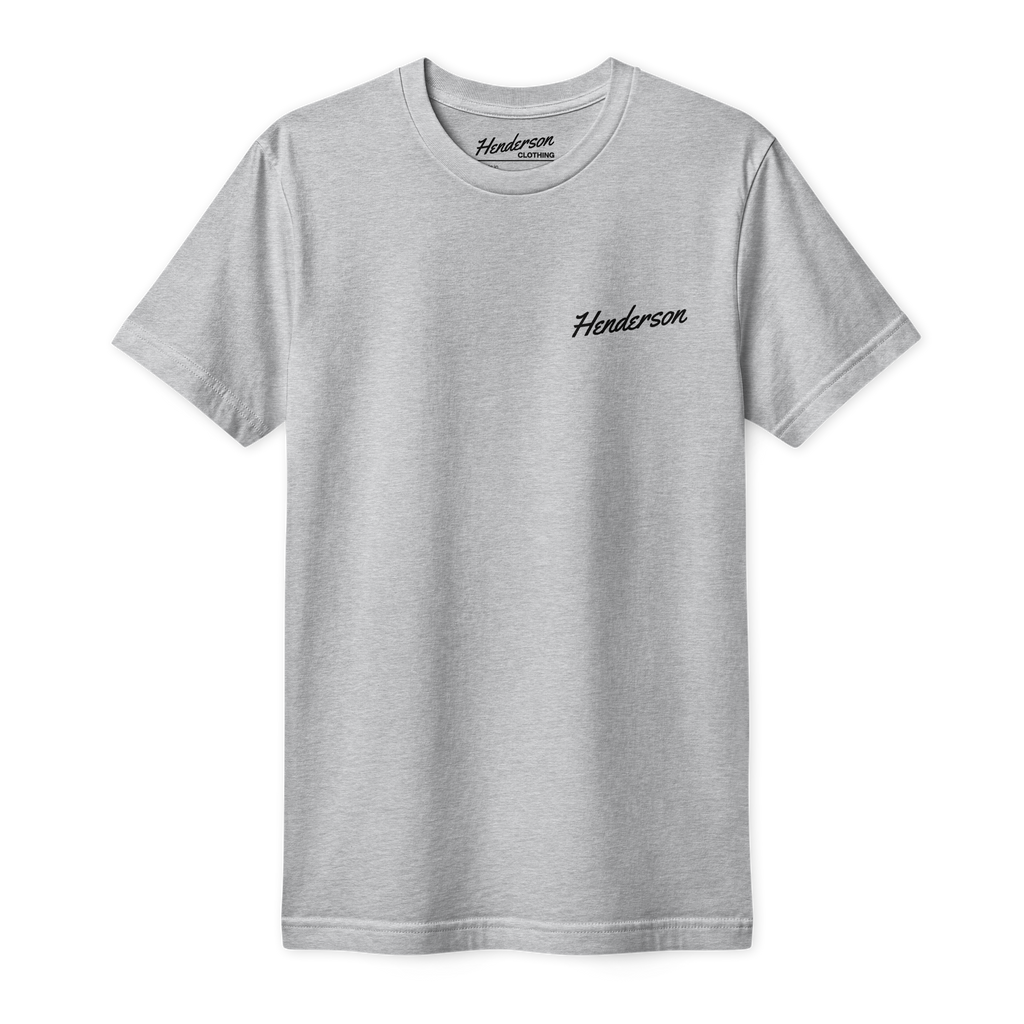 Signature Ring Spun Cotton Fine Jersey Heather Grey T-Shirt
