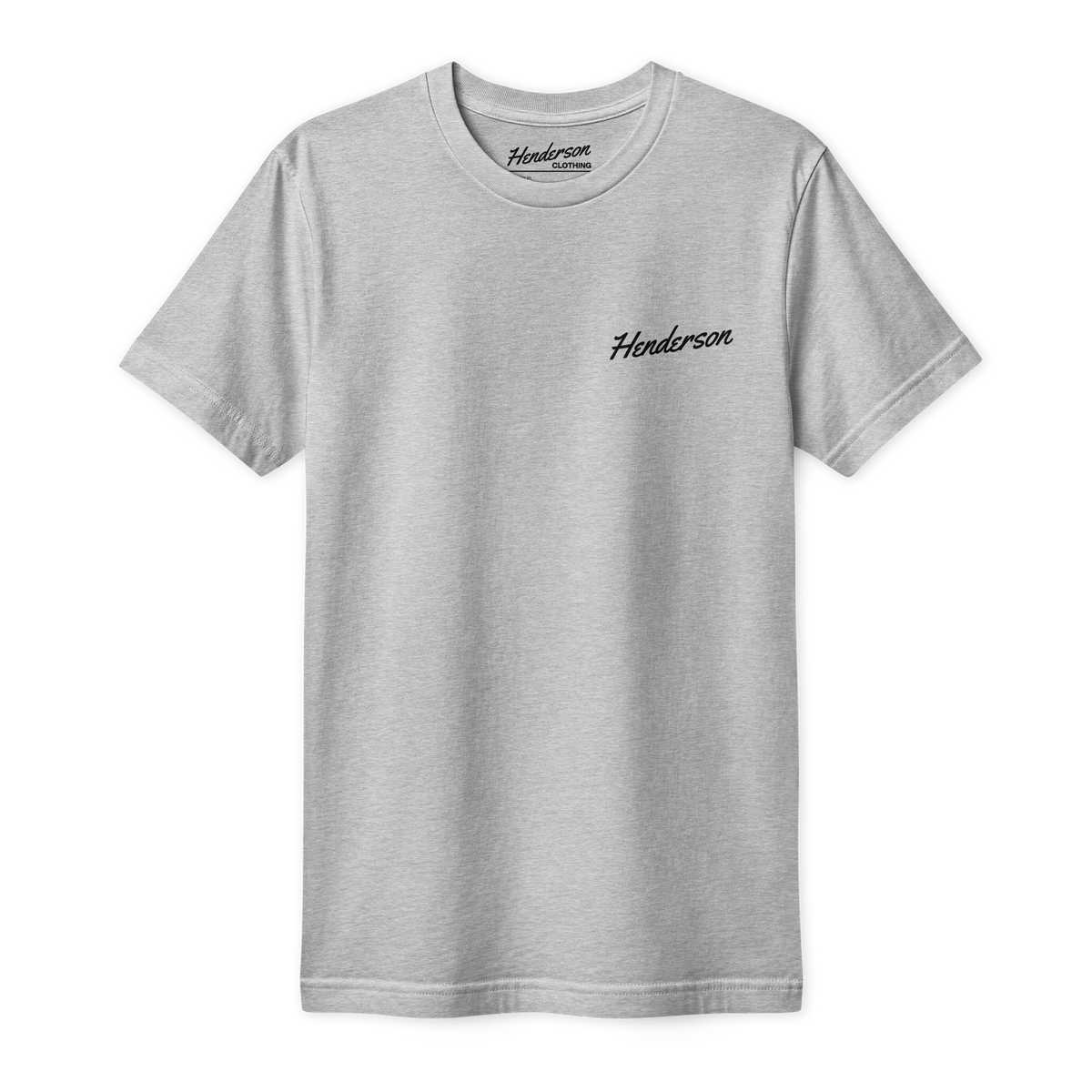 Signature Ring Spun Cotton Fine Jersey Heather Grey T-Shirt